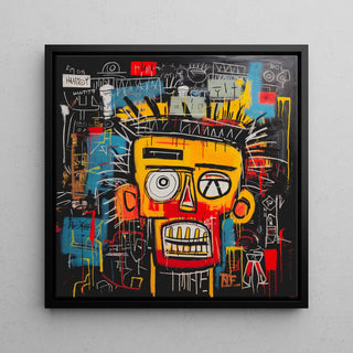 Street Art Painting - Yellow Mask