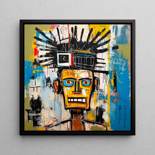 Street Art Painting - Mechanical Face of the Street