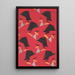 Design textile senza titolo n° II - Frances Hodgkins — quadro incorniciato alla parete