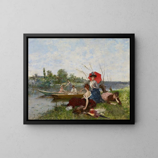 Navigation - Francesc Miralles i Galaup — gerahmtes Bild an der Wand