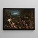 Die Schmiede des Vulkan - Francesco Bassano der Ältere — gerahmtes Bild an der Wand