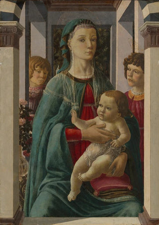 Francesco Botticini - Virgin and Child with Two Angels.webp