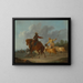 Cavalier und Hirte - Francesco Casanova — gerahmtes Bild an der Wand