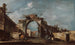 Arcade en ruine - Francesco Guardi — Ansicht des Kunstwerks