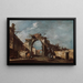 Arcade en ruine - Francesco Guardi — gerahmtes Bild an der Wand