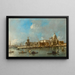Santa Maria della Salute and the Customs House Venice - Francesco Guardi — framed artwork on a wall
