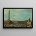 La Piazza San Marco in Venice, view towards the west - Francesco Guardi — framed artwork on a wall