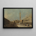 Venice Painting View of Piazza San Marco towards the east towards the basilica - Francesco Guardi — framed artwork on a wall