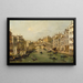 Venice, the Rialto - Francesco Guardi — framed artwork on a wall