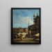 View of St. Mark's Square in Venice - Francesco Guardi — framed artwork on a wall