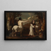 Saint Antoine Abbé und der Zentaur - Francesco Guarino — gerahmtes Bild an der Wand