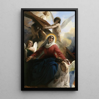 Francesco Hayez - La Vergine addolorata con gli angioli e i segni della passione.webp