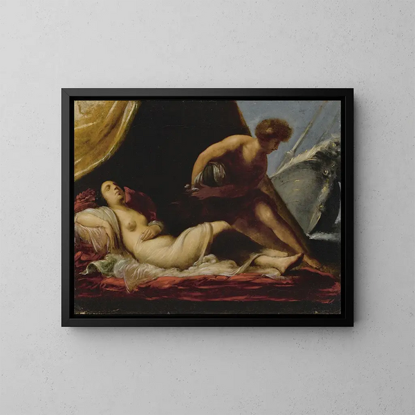 Theseus, der Ariadne verlässt - Francesco Montelatici — gerahmtes Bild an der Wand