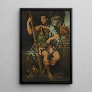 Francesco Primaticcio - Portrait Of A Nobleman Presumed To Be Jean De Dinteville As St George.webp