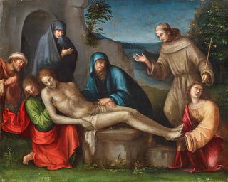 Francesco Raibolini - The Lamentation of Christ with Angels.webp