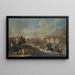 Schlachtenszene - Francesco Simonini — gerahmtes Bild an der Wand