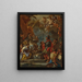 Déborah und Barak - Francesco Solimena — gerahmtes Bild an der Wand