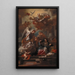 L'Annonciation - Francesco Solimena — gerahmtes Bild an der Wand