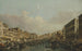 Il Grande Canal con il ponte di Rialto da sud - Francesco Tironi — vista dell’opera