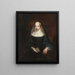 Una suora - Francesco Trevisani — quadro incorniciato alla parete