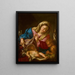 the Virgin and Child with the little Saint John the Baptist - Francesco Trevisani — framed artwork on a wall