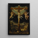 Crucifixion - Francesco Vanni — framed artwork on a wall
