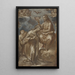 The Coronation of the Virgin - Francesco Vanni — framed artwork on a wall