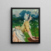 The Spring in Florence - Francesco Vinea — framed artwork on a wall