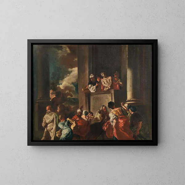 Voici l'homme - Francesco de Mura — gerahmtes Bild an der Wand