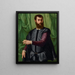 Portrait of a Man - Francesco de Rossi — framed artwork on a wall