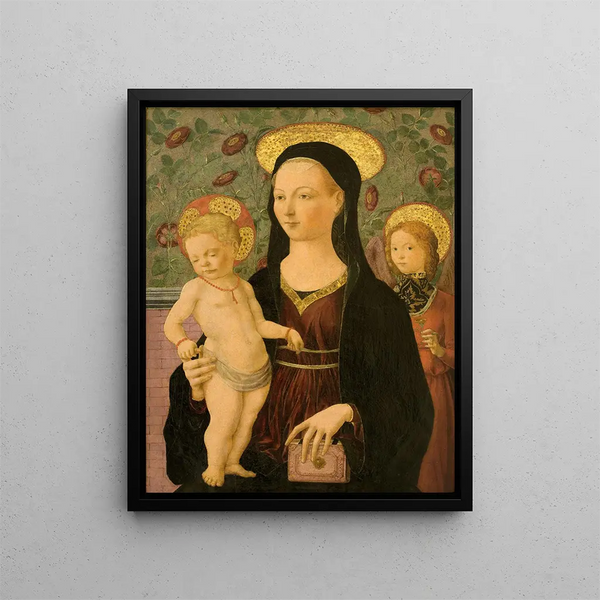 Francesco del Cossa - Virgin and Child with an Angel.webp
