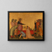 Saint Jean l'Évangéliste ressuscite Satheus - Francescuccio Ghissi — gerahmtes Bild an der Wand
