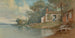 Cottage by the Lake - Francis Augustus Silva — artwork view