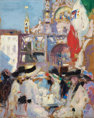 Francis Campbell Boileau Cadell - Florians Caf Venice.webp