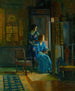 An der Fensteröffnung - Francis Coates Jones — Ansicht des Kunstwerks