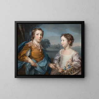 Francis Cotes - Portrait of Joseph 17411786 and his Brother John Gulston 17501764.webp