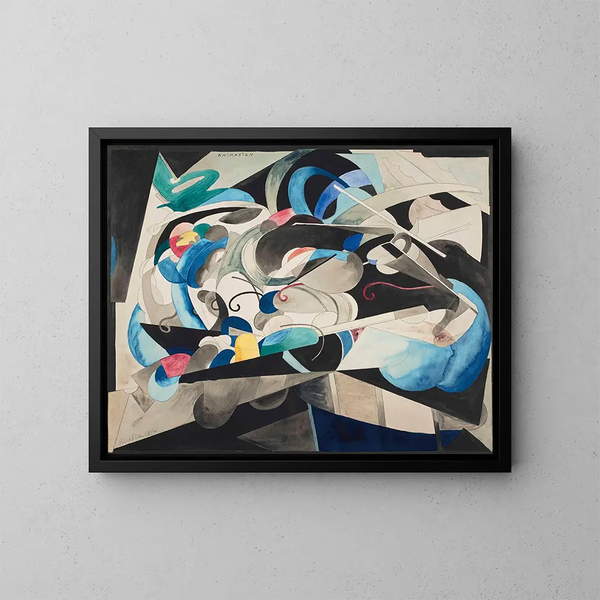 Animation - Francis Picabia — gerahmtes Bild an der Wand