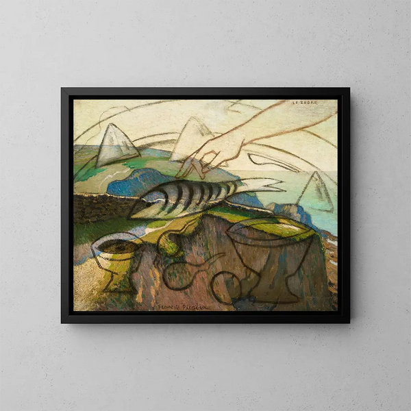 Das Zebra - Francis Picabia — gerahmtes Bild an der Wand