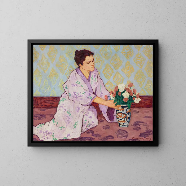 Das Bouquet von Saint-Tropez - Francis Picabia — gerahmtes Bild an der Wand