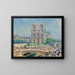 Notre-Dame sotto l'effetto del sole - Francis Picabia — quadro incorniciato alla parete