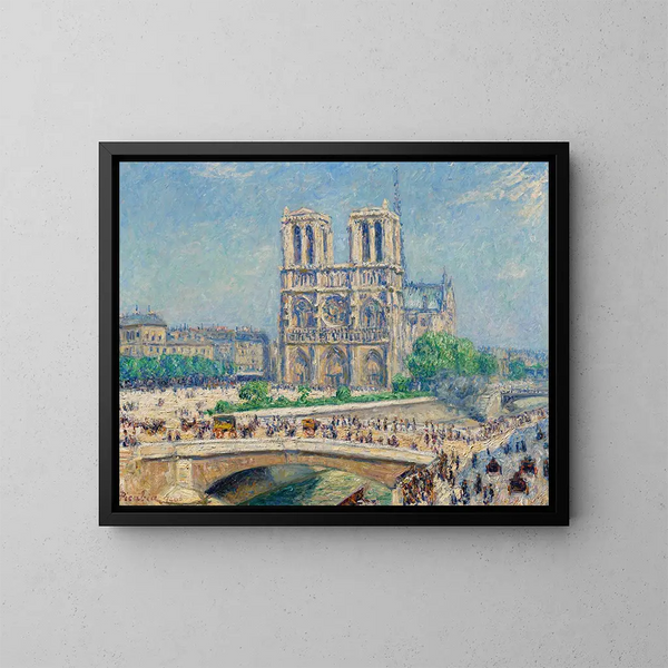 Notre-Dame unter Sonneneinwirkung - Francis Picabia — gerahmtes Bild an der Wand