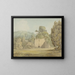 Eine von Efeu bedeckte Ruine - Francis Towne — gerahmtes Bild an der Wand
