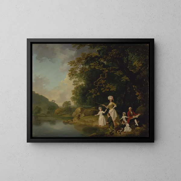 La famiglia Browne - Francis Wheatley — quadro incorniciato alla parete