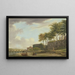 La Medway à Rochester - Francis Wheatley — framed artwork on a wall