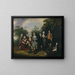 Le famiglie Oliver e Ward - Francis Wheatley — quadro incorniciato alla parete