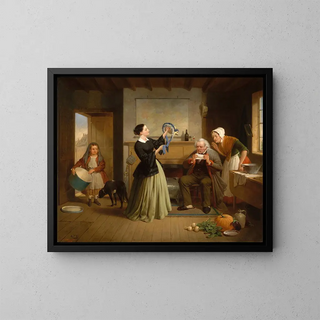 Francis William Edmonds - The New Bonnet.webp