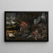 Allegorie des Monats August - Francisco Barrera — gerahmtes Bild an der Wand