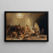 L'Asile - Francisco de Goya — quadro incorniciato alla parete