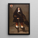 Don Juan Bazo de Moreda - Francisco de Zurbarán — framed artwork on a wall