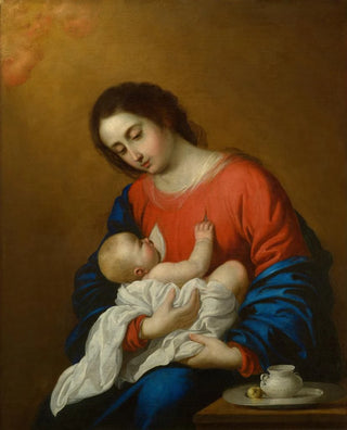 Francisco de Zurbarn - Madonna And Child.webp